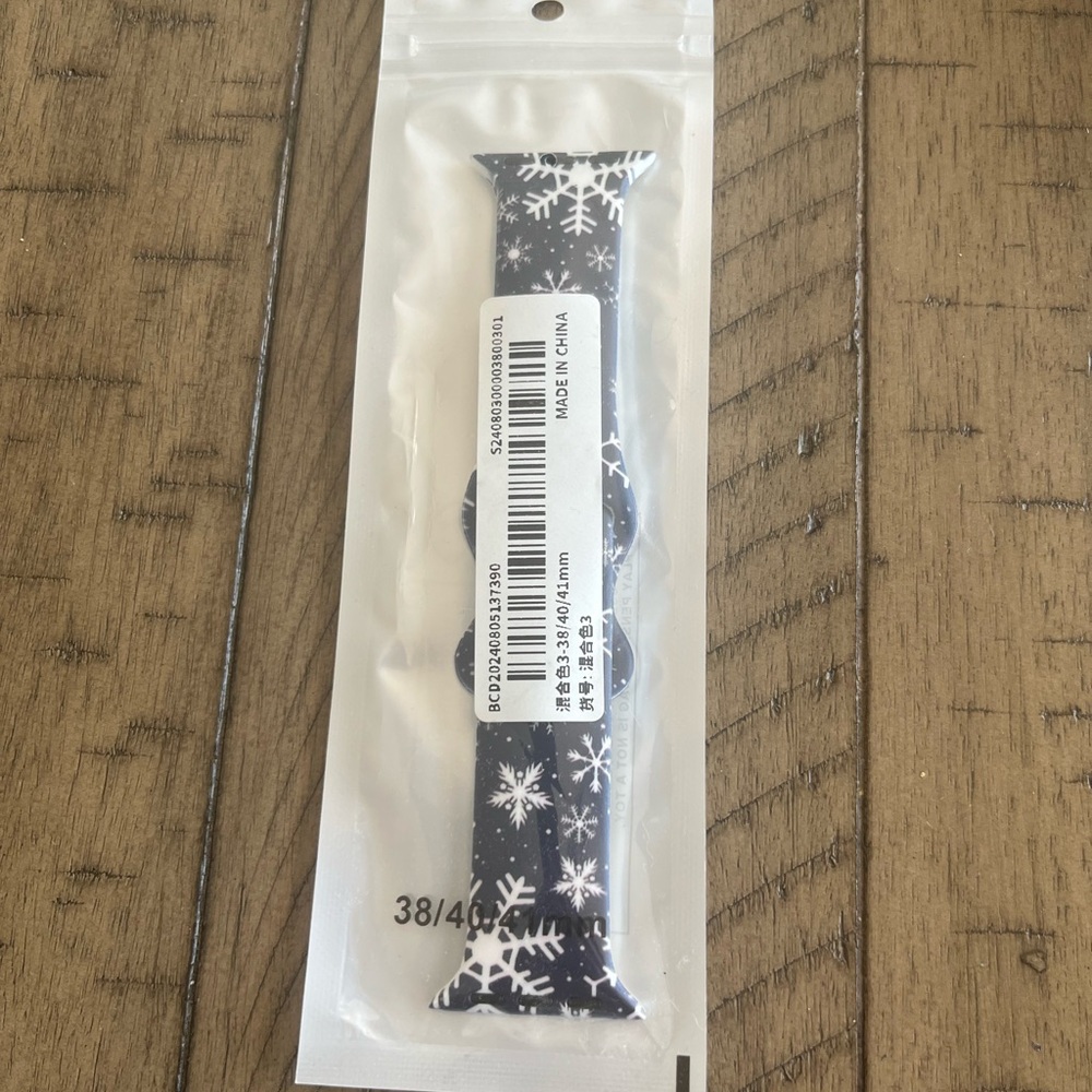 Apple Watch band winter themed